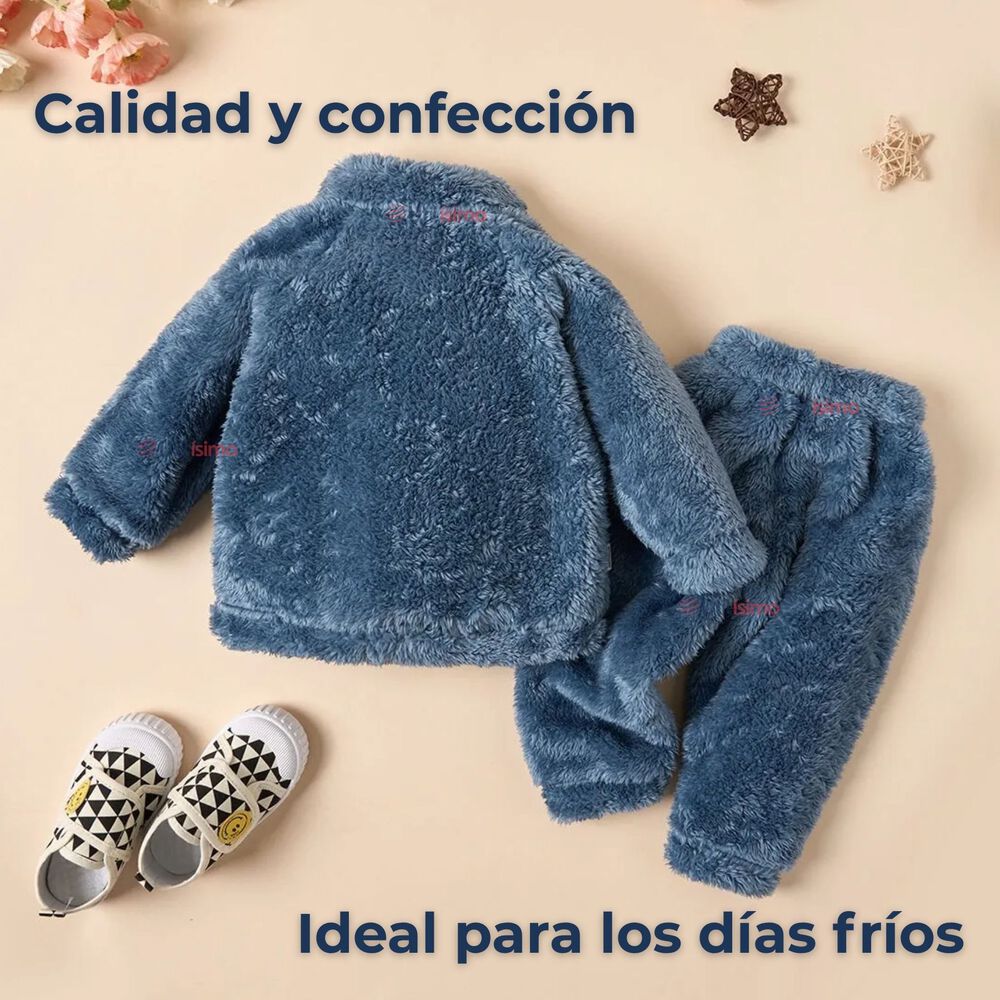 Conjunto Frizado Polar 2 Piezas Ni&ntilde;o Azul image number 6.0