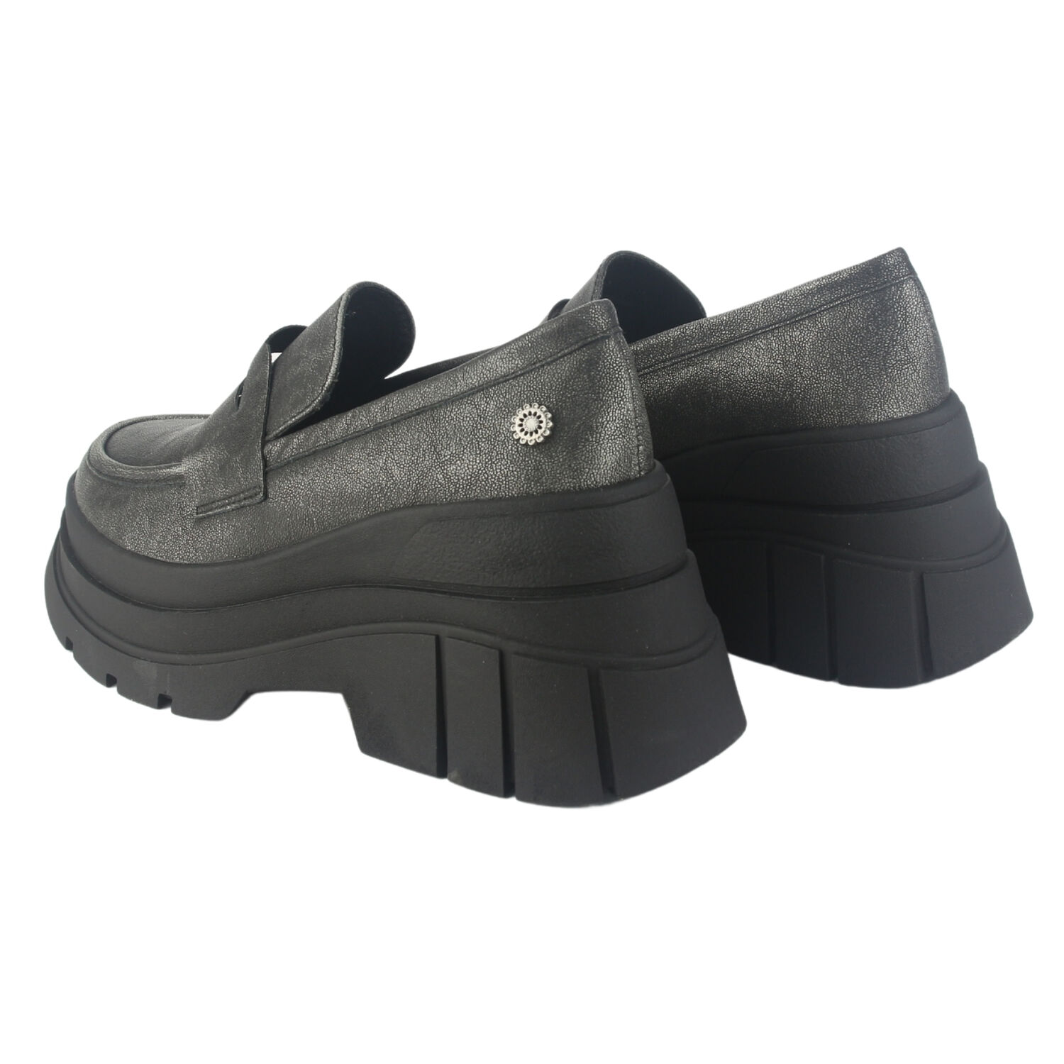 Mocasin Chalada Mujer Natirus-3 Plateado Casual image number 5.0