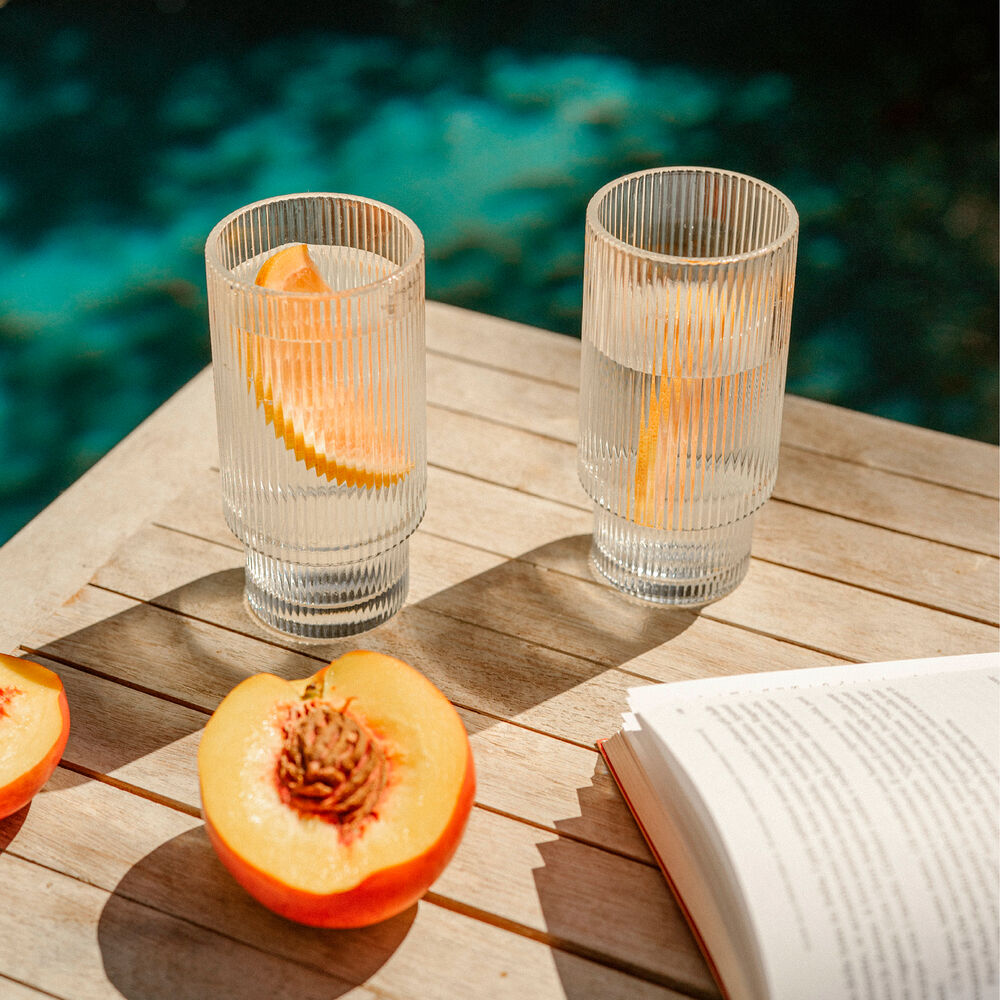 Set 6 Vasos Largo Vintage Charlotte 350ml Simplit image number 1.0