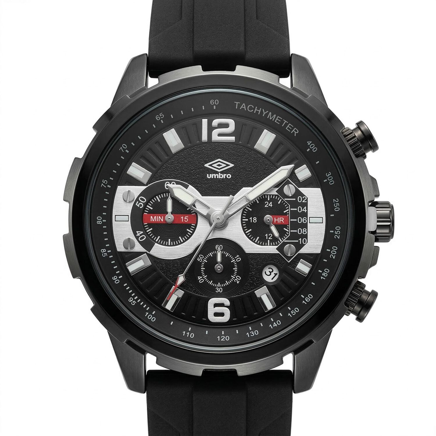 Reloj An&aacute;logo Hombre Umbro Plus Negro Umbp-1500-193 image number 0.0
