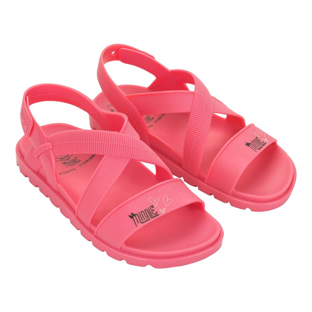 Sandalia Infantil Rosa Fun Disney Ipanema image number 1.0