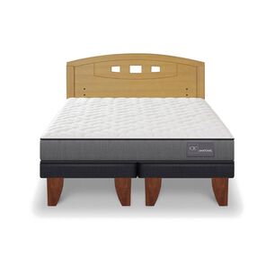 Cama Europea Cic Anatomic / 2 Plazas / Base Dividida + Respaldo