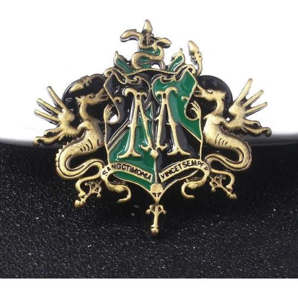 Pin Metálico Escudo De La Familia Malfoy Harry P image number 2.0