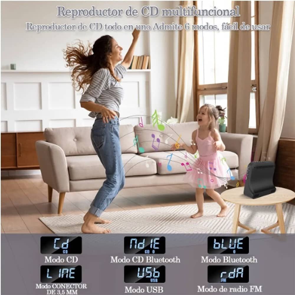Reproductor Bluetooth De Cd Port&aacute;til image number 3.0