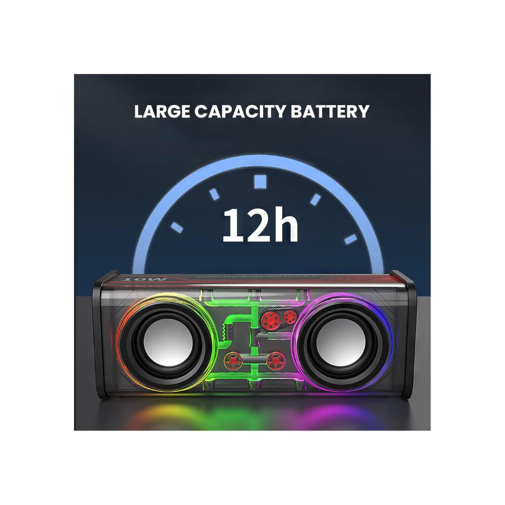 Altavoz Bluetooth Rgb Sk5 Portátil Recargable 10w image number 1.0