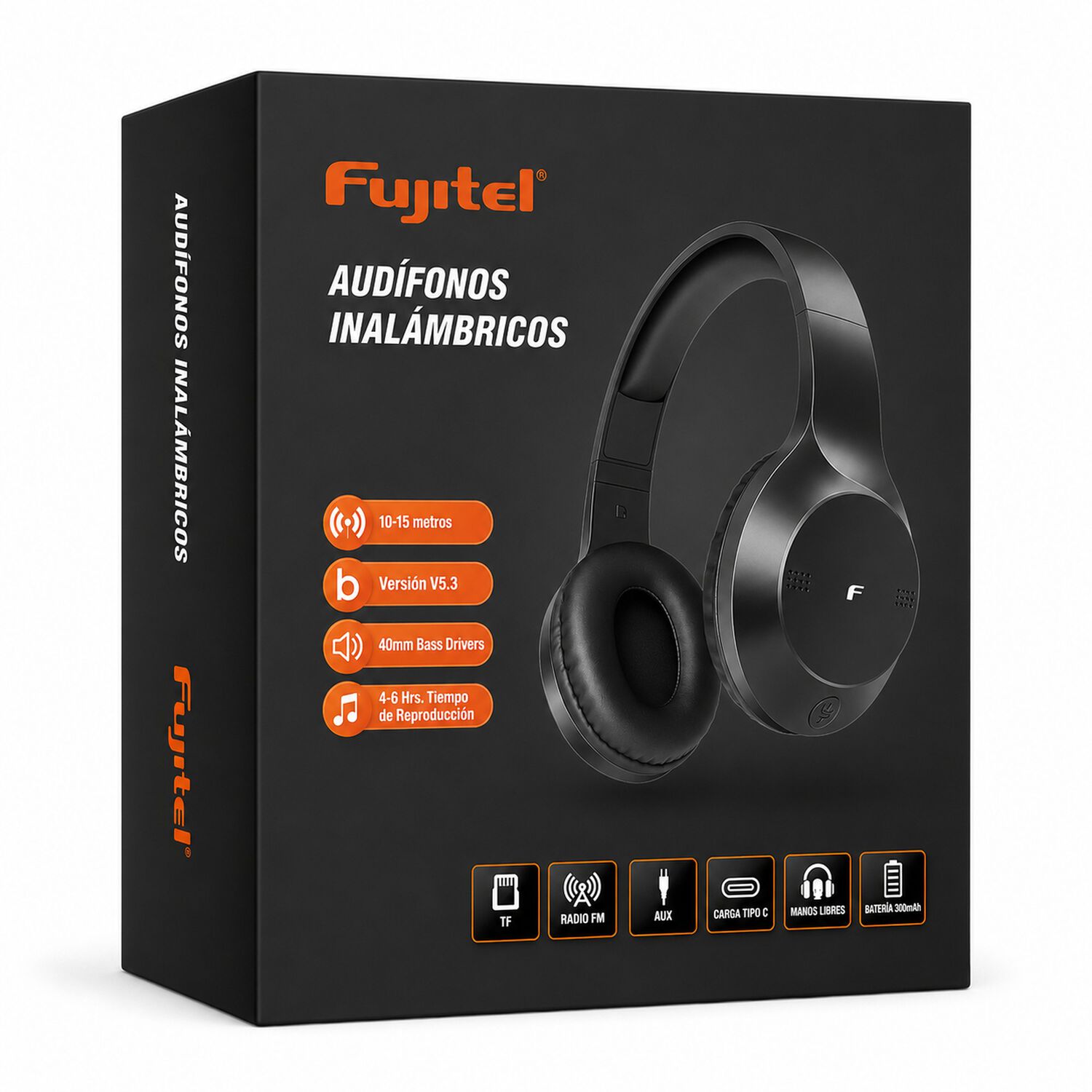 Aud&iacute;fonos Inal&aacute;mbricos On Ear Bluetooth Black Edition image number 5.0