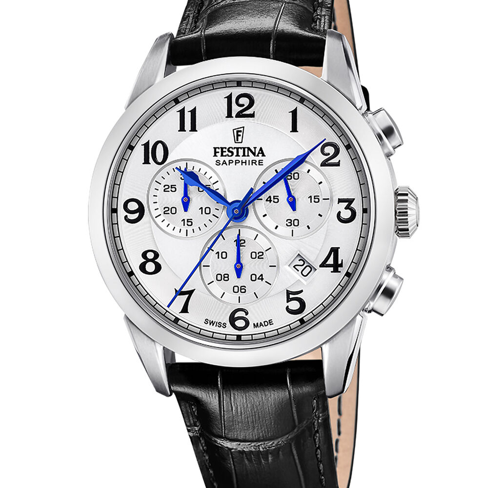 Reloj F20041/1 Festina Swiss Blanco Hombre Chrono image number 0.0