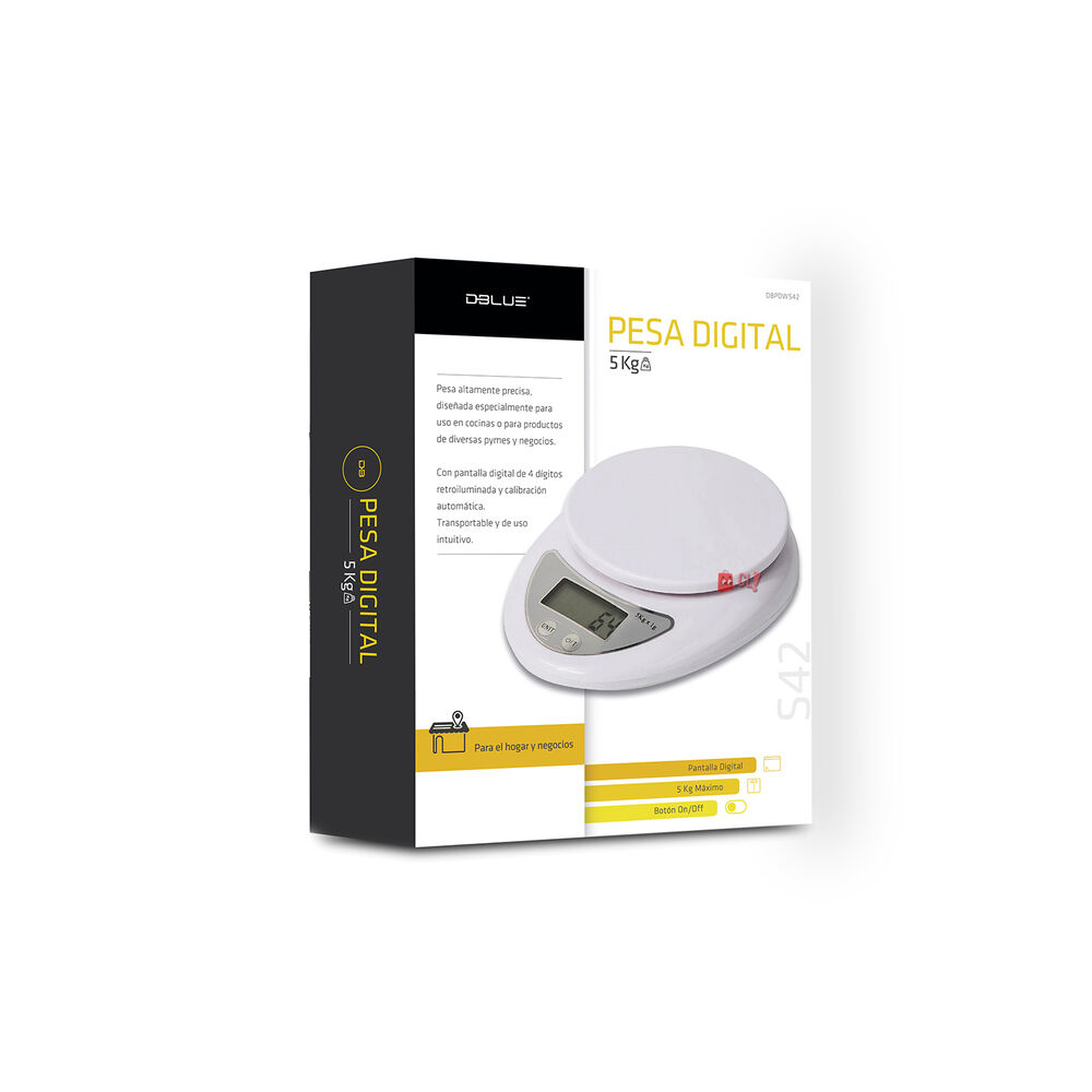Pesa Gramera Para Cocina O Comercio Capacidad 5kg - Ps image number 1.0