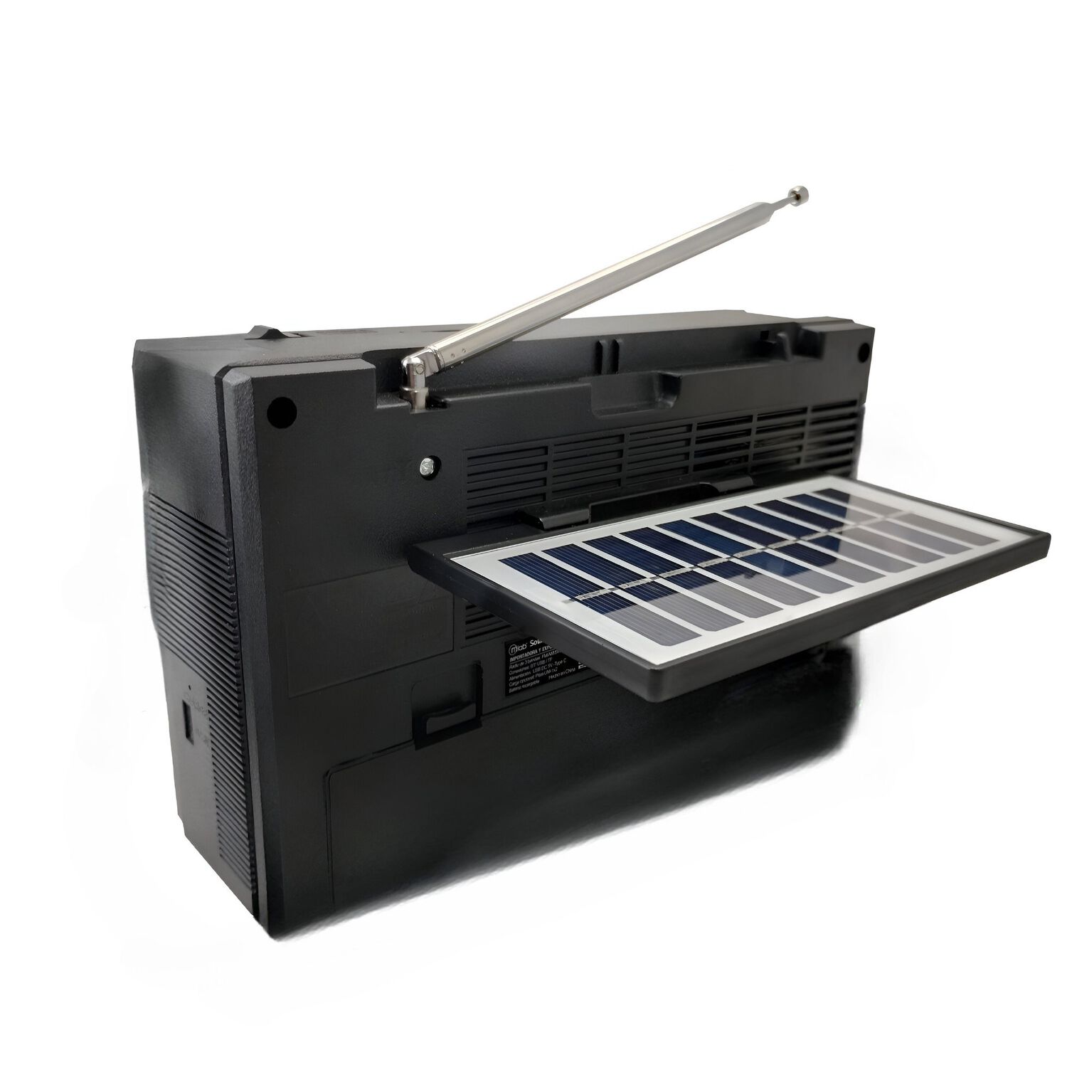 Radio Am/ Fm/ Sw/ Bt Recargable Usb-c + Carga Solar & Pilas image number 3.0