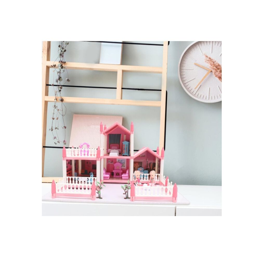 Casa Mu&ntilde;ecas Con Muebles Hermosa Juguete Ni&ntilde;as image number 5.0