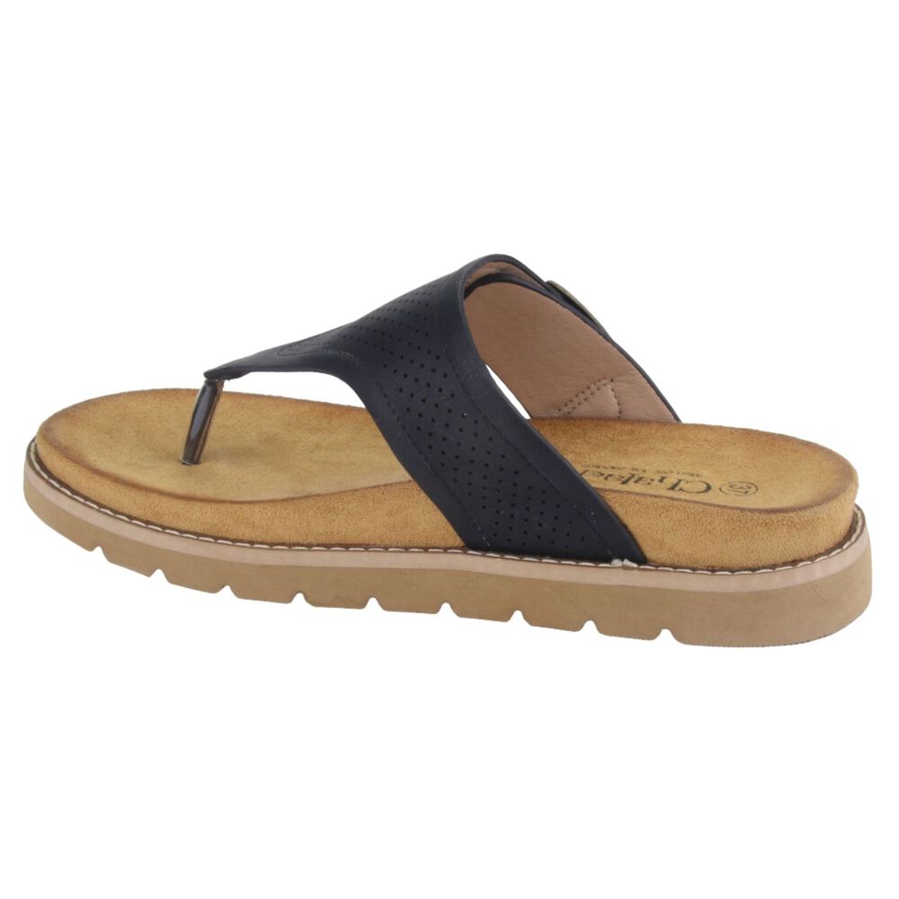 Sandalia Chalada Mujer Brick-20 Negro Moda image number 1.0