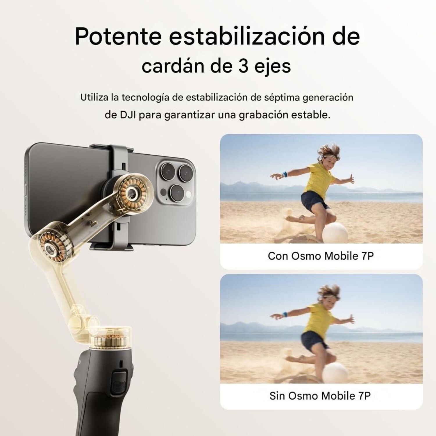 Dji Osmo Mobile 7p | Estabilizador Brazo Extensible M&oacute;dulo image number 3.0