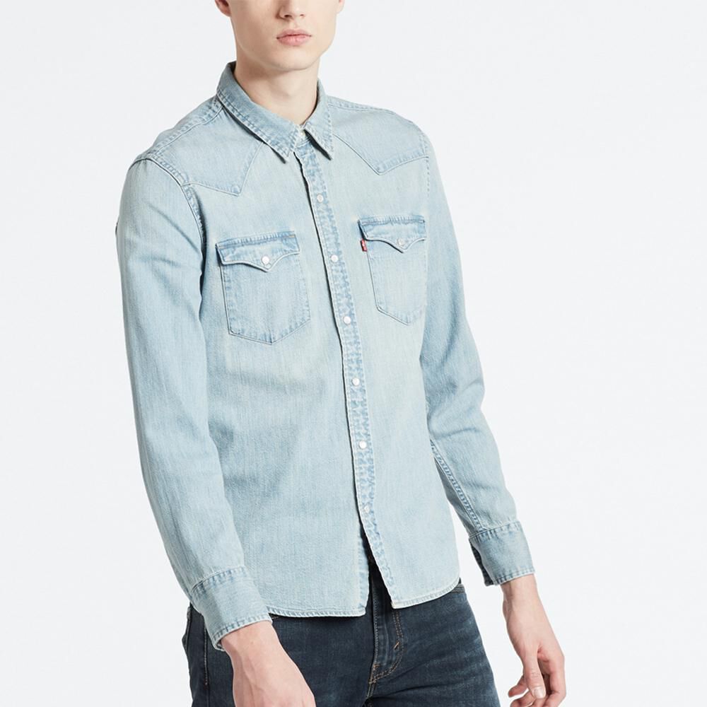 camisa de jean hombre levis Off 61% - www.svrinfotech.net