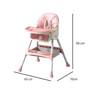 Silla De Bebe Para Comer Multiuso Plegable 2 En 1