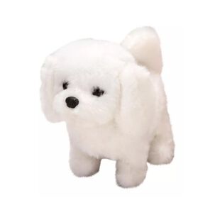 Juguete Peluche Perro Cachorro Interactivo Blanco Infantil