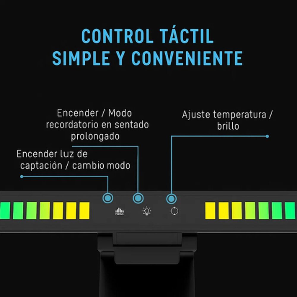 Barra De Luz Para Monitor Pc 55cm Con Retroiluminación Rgb image number 5.0