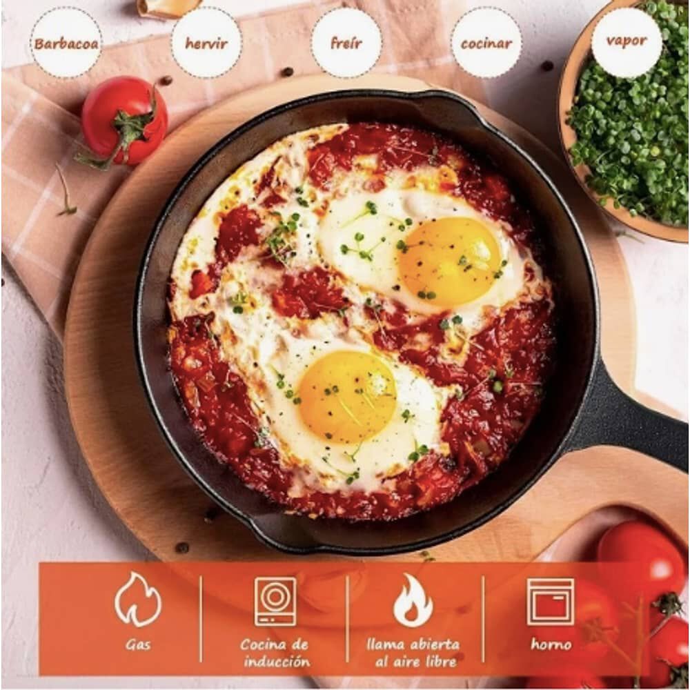 Sarten Fierro Hierro Fundido 31 Cm 3.2 Litros image number 1.0