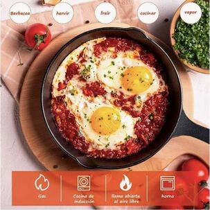 Sarten Fierro Hierro Fundido 31 Cm 3.2 Litros