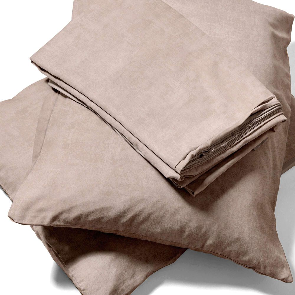 Juego De S&aacute;banas Nautica 4 Piezas Microfibra 2 Plazas Caf&eacute; Claro image number 1.0