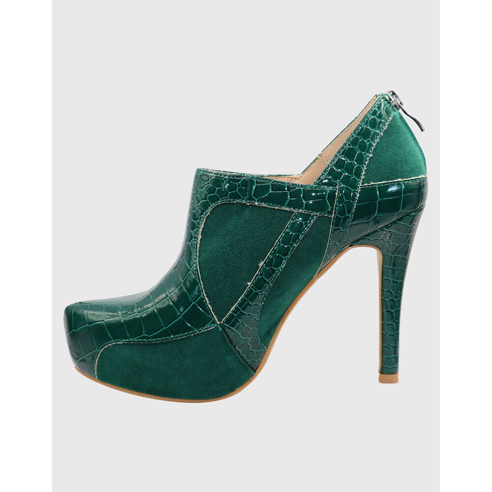 Botin Taco Aguja Verde image number 3.0