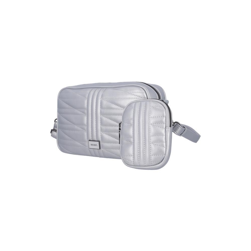 Bandolera Secret Nuuk St6 M Plateado image number 1.0