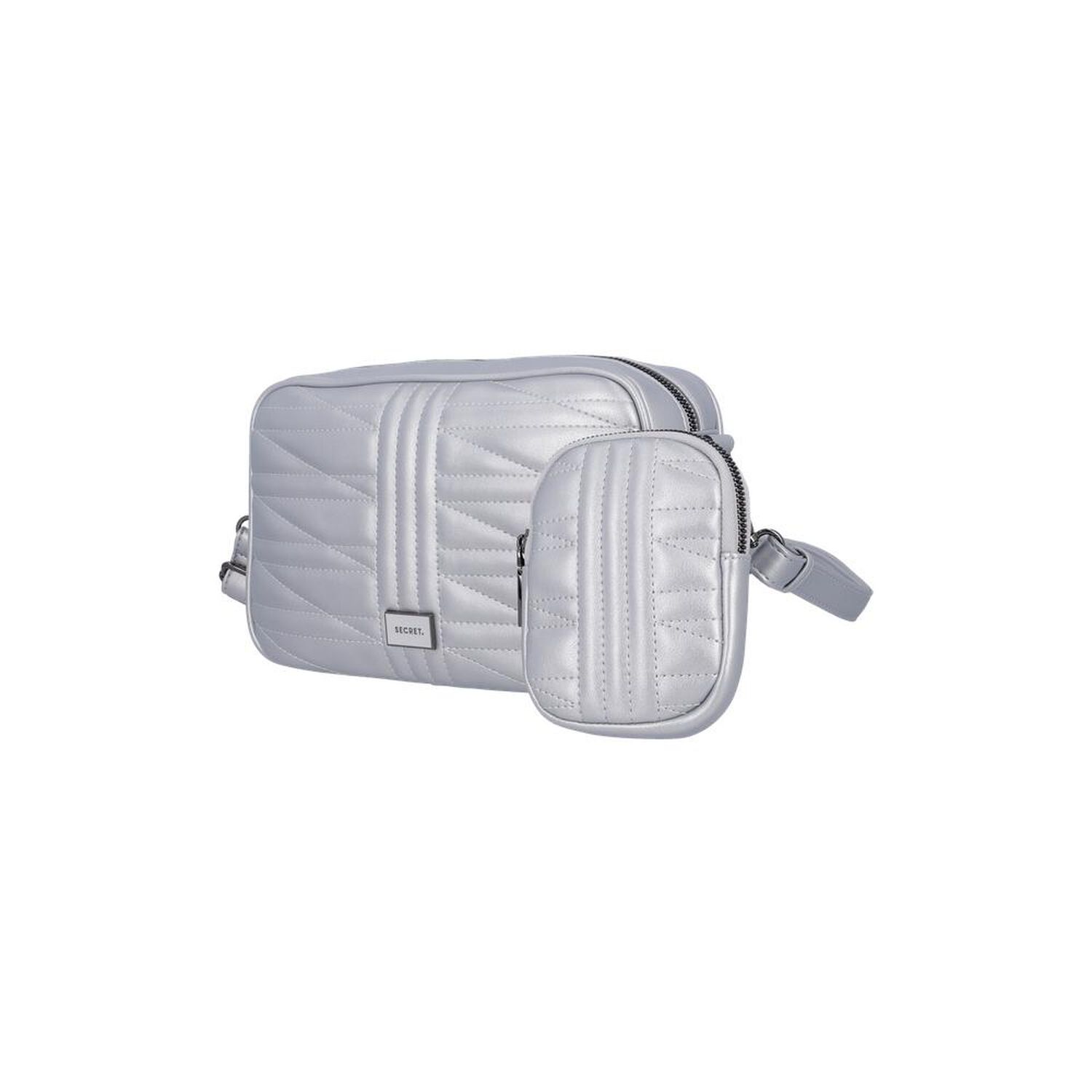 Bandolera Secret Nuuk St6 M Plateado image number 1.0