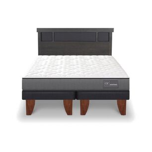 Cama Europea Cic Anatomic / 2 Plazas / Base Dividida + Respaldo