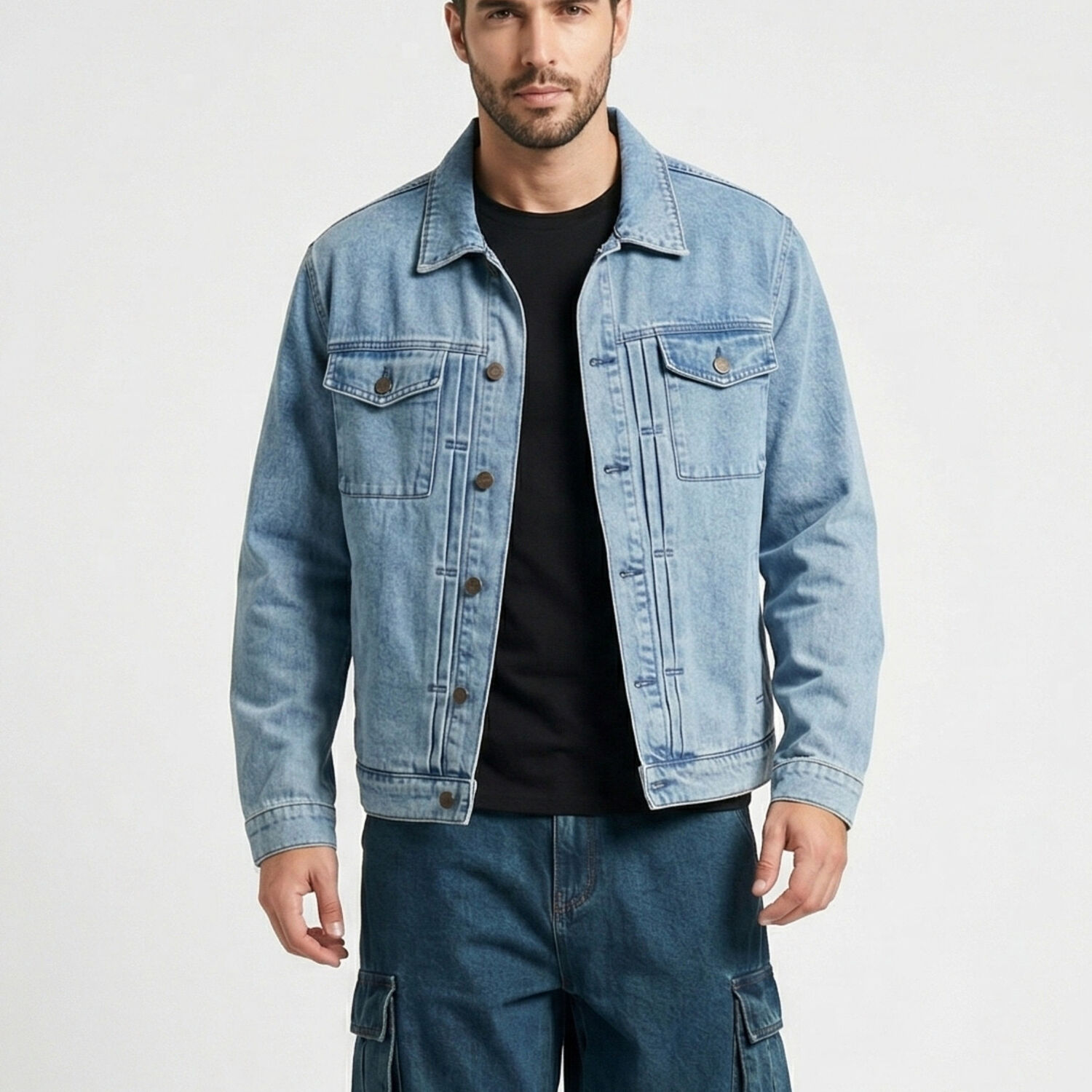 Chaqueta Mezclilla New French Hombre image number 0.0
