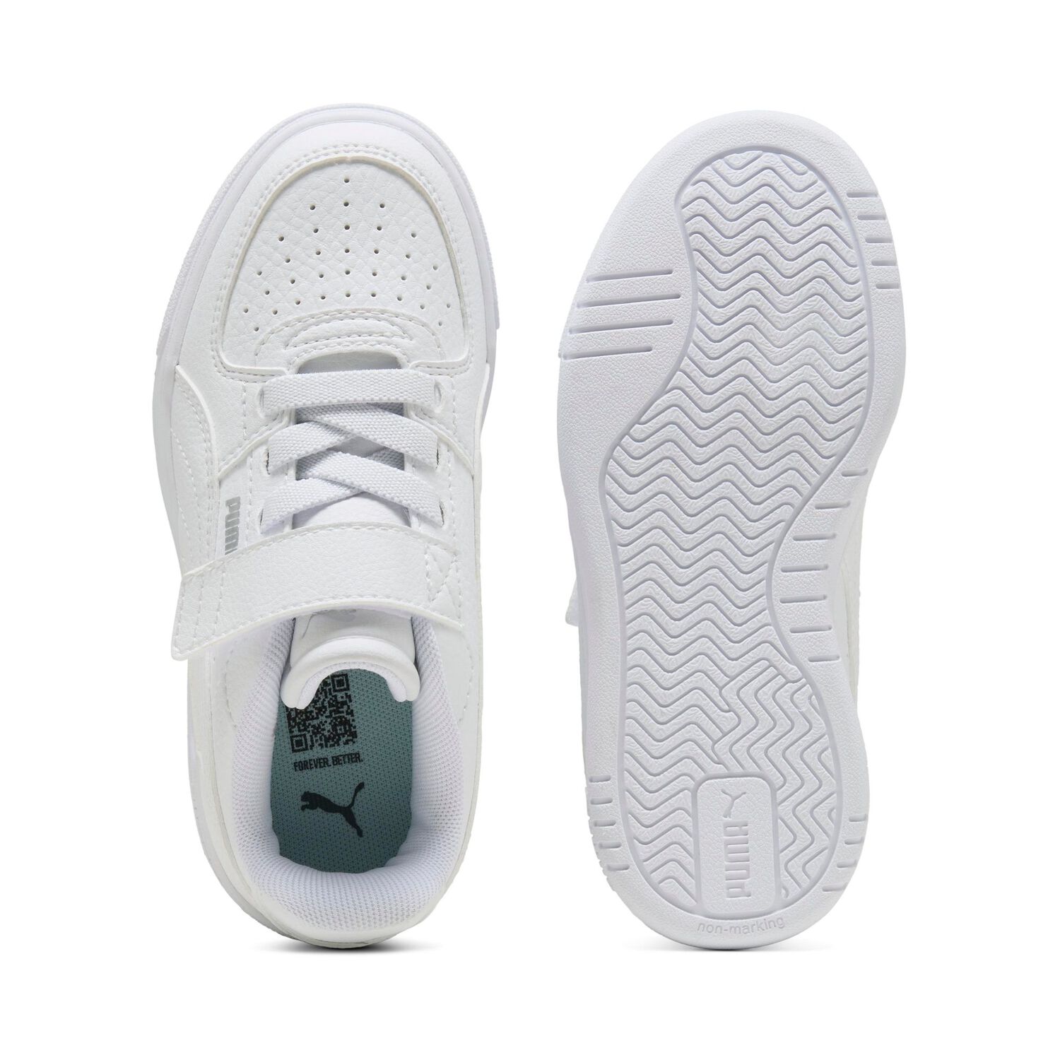 Zapatilla Puma Caven Iii Jr Ni&ntilde;o Blanco image number 3.0
