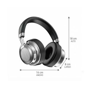 Aud&iacute;fonos Bluetooth Ezra Cancelaci&oacute;n Ruido Wireless 5.4 Gris