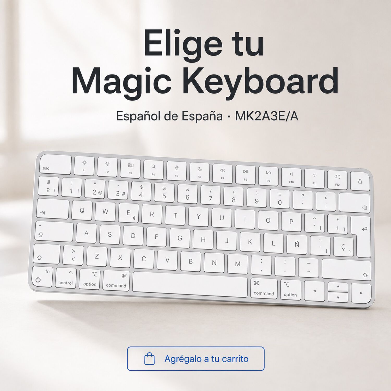 Apple Magic Keyboard Mk2a3e/a Espa&ntilde;ol Bluetooth image number 9.0