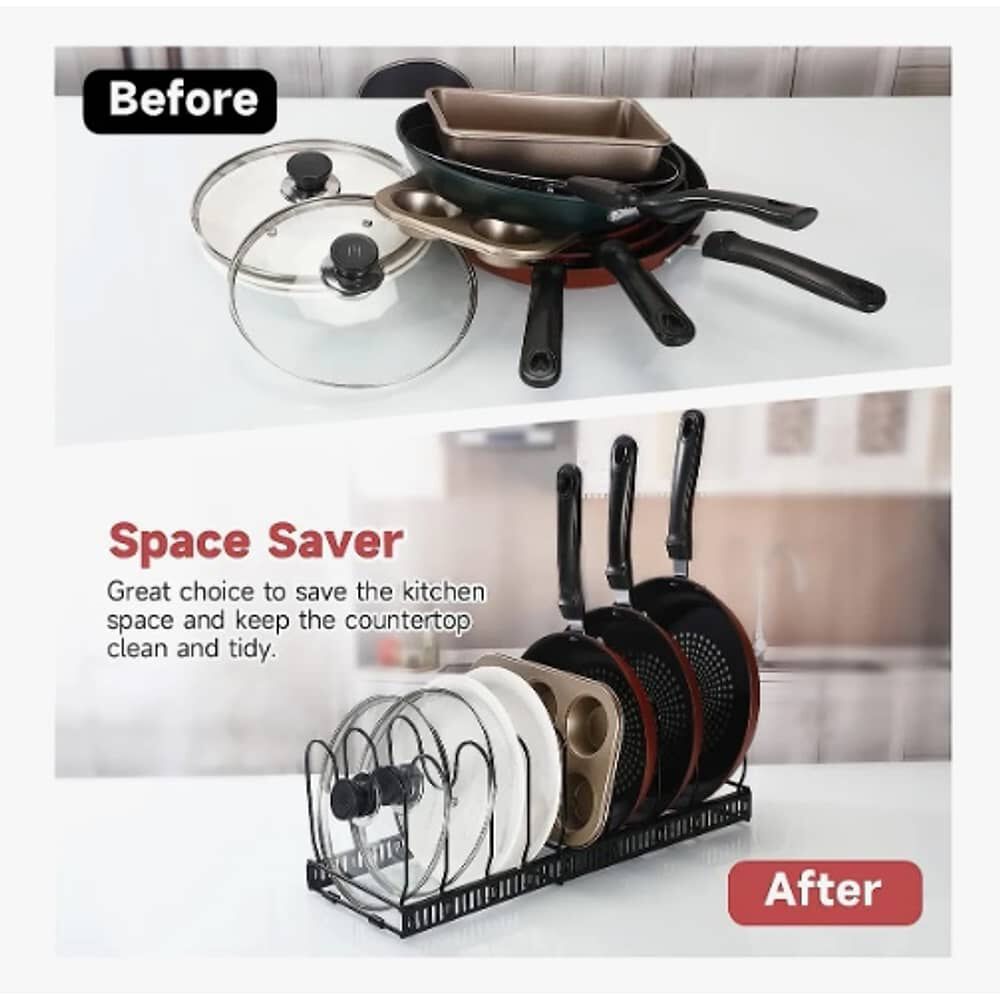 Rack Organizador De Ollas Expandible Menaje Tablas Tapas image number 3.0