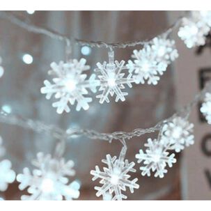 Luces De Navidad Casaideal Snow Blanco 10 Piezas