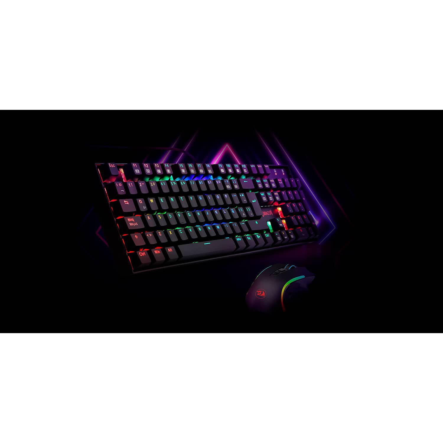 Kit Gamer Redragon Teclado Mec&aacute;nico Mitra + Mouse Griffin image number 5.0
