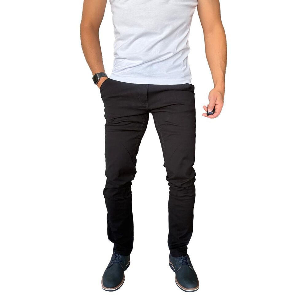 Pantal&oacute;n Tela Elasticado Slim Fit Bolsillo Argentino image number 2.0