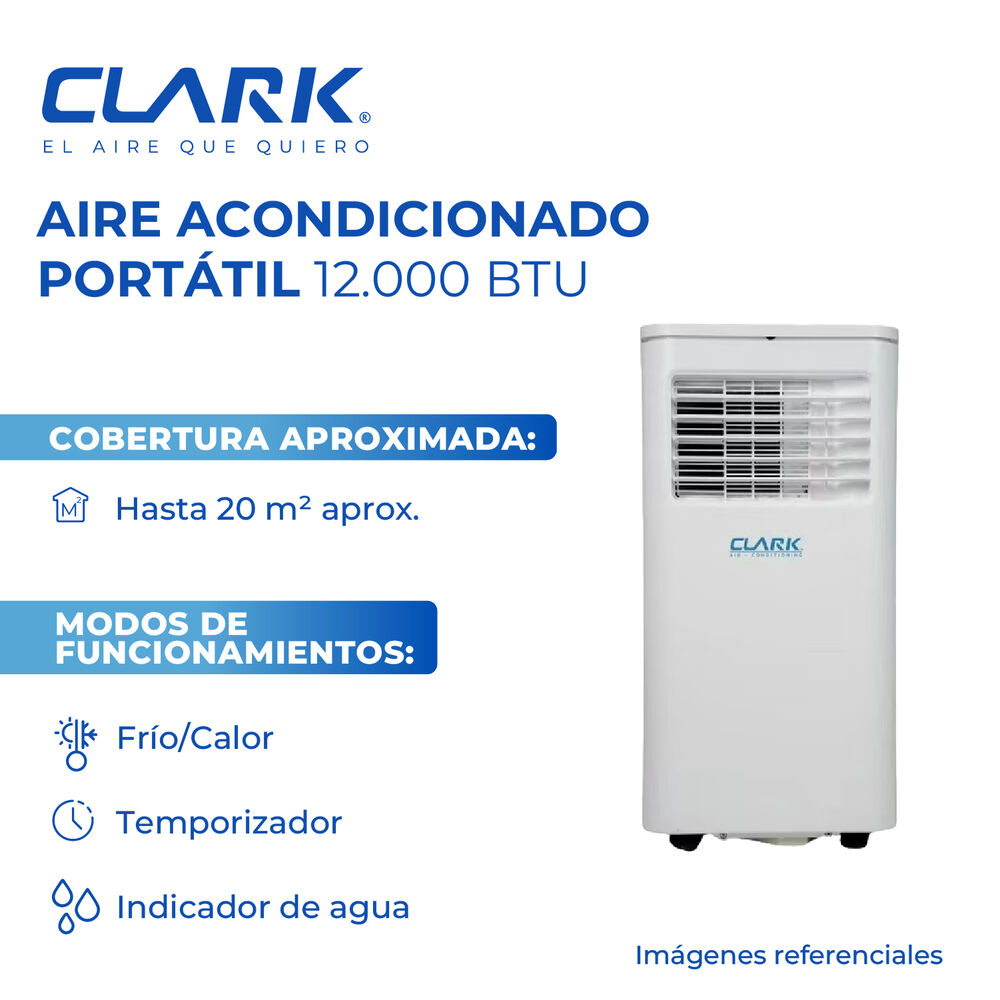 Equipo Aire Acondicionado Port&aacute;til 12.000 Btu/hr, 220v image number 1.0