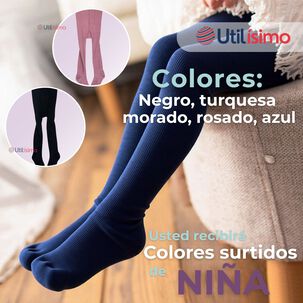 Pack 6 Pantys Algod&oacute;n Primera Capa Surtido Ballerina Ni&ntilde;a
