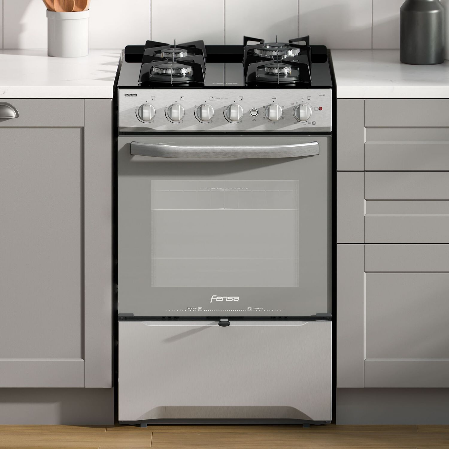 Cocina Fensa 4 Platos Experience Con Vaporbake F 3000 Rt image number 3.0