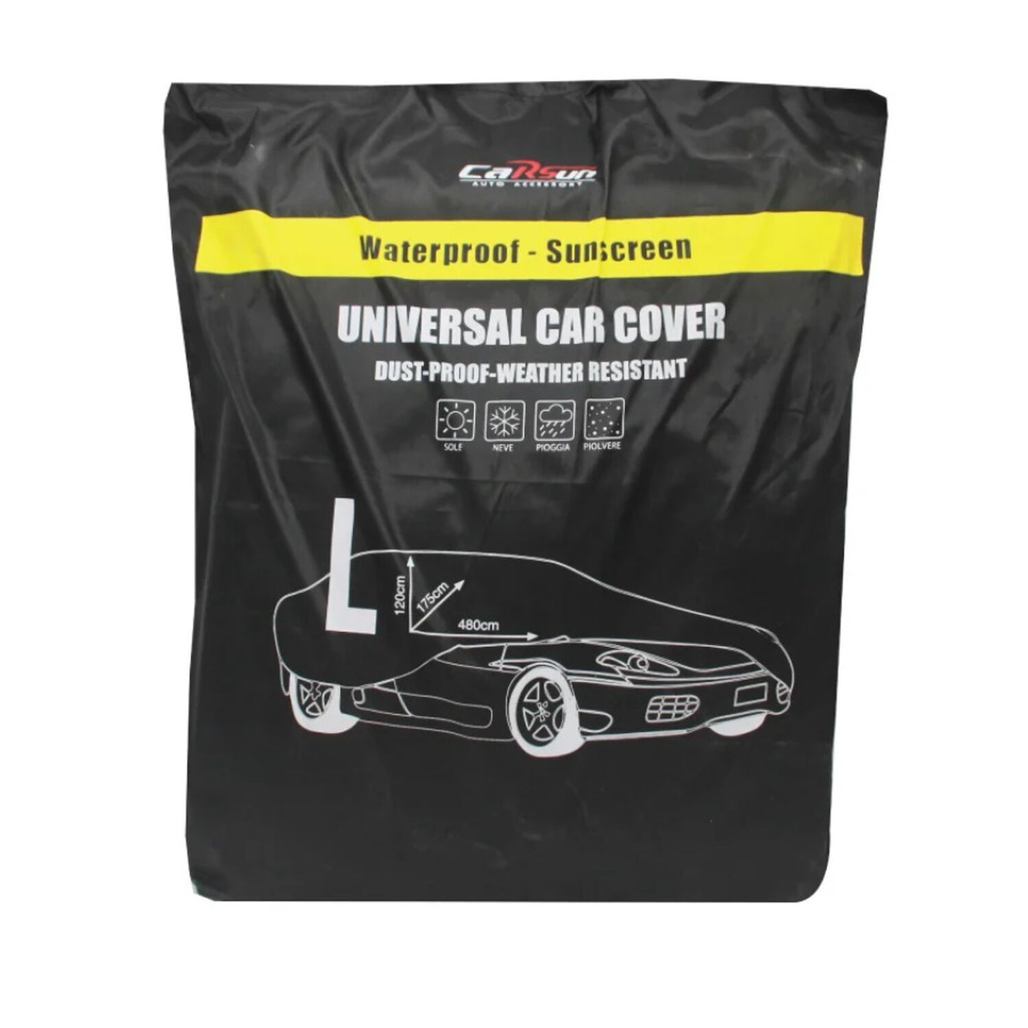 Protector Exterior Auto Resistente Lluvia Uv Y Polvo Talla L Gris image number 4.0
