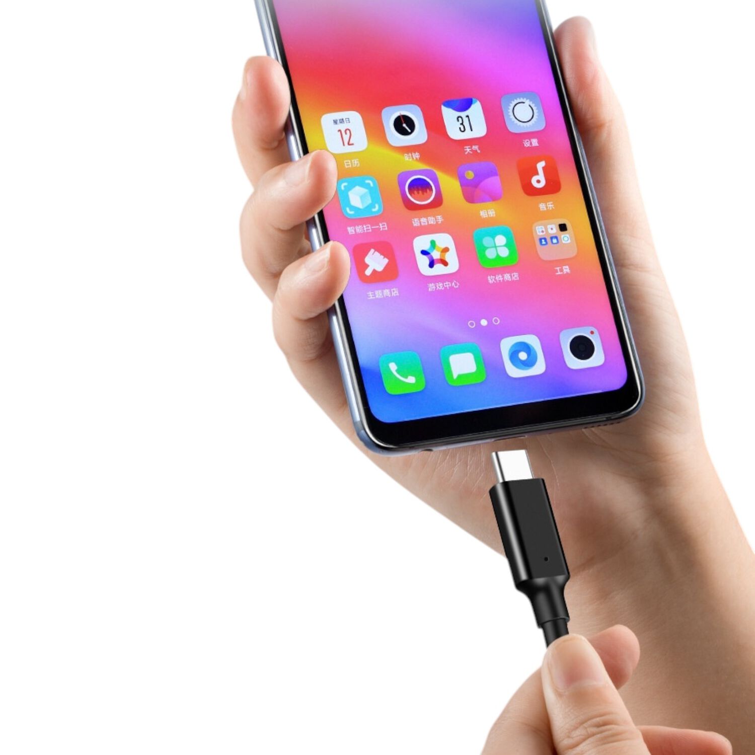 Cable De Datos Usb-c A Usb-a Multiplataformas 2.5 Metros 3a image number 1.0