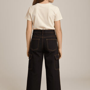Pantalón Jeans Cargo Niña Moda Urbana