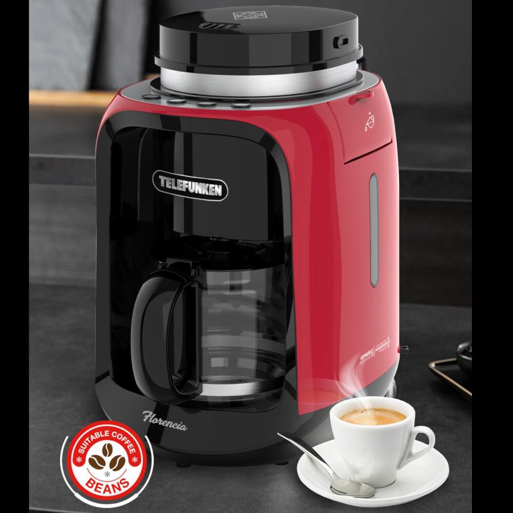 Cafetera Eléctrica Keepwarm Florencia Con Molinillo 600ml image number 8.0