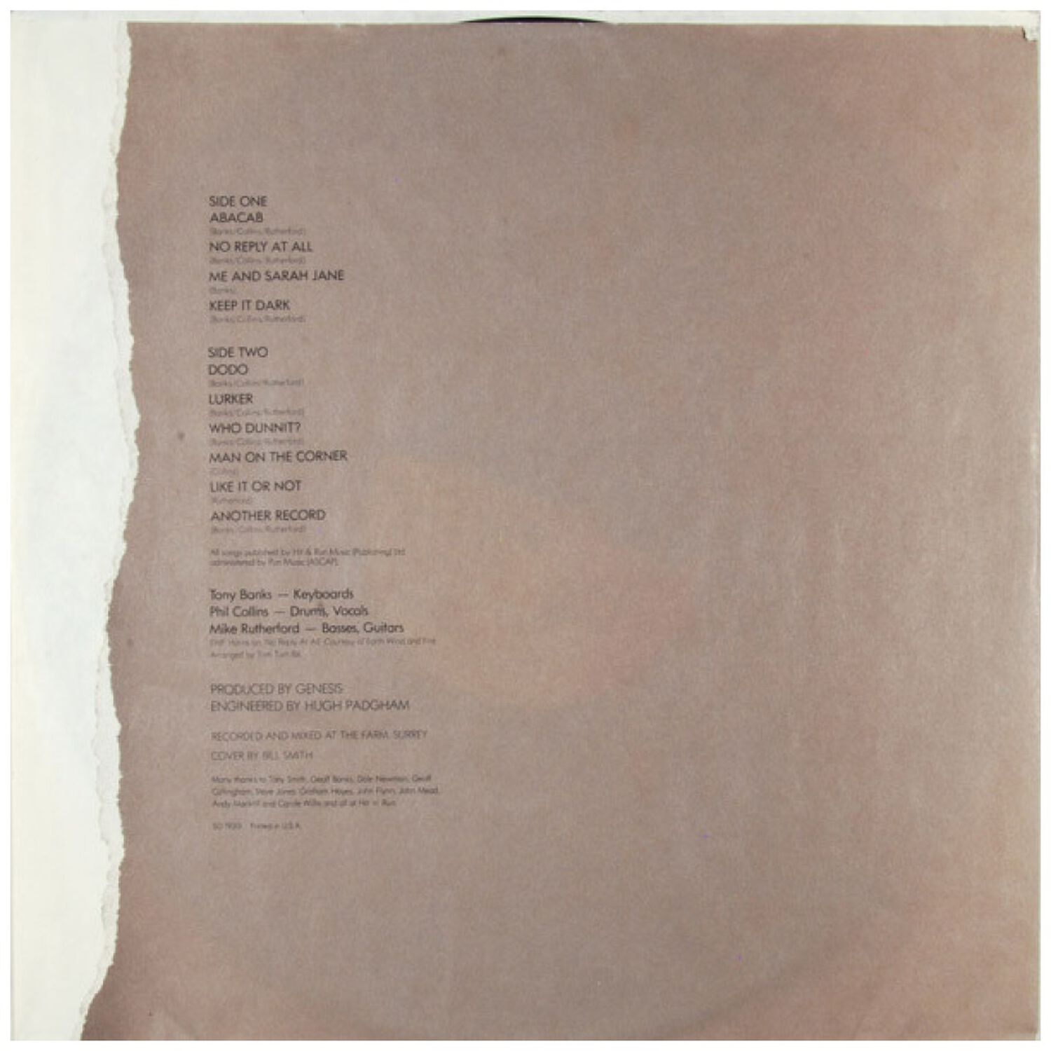 Genesis - Abacab | Vinilo Usado image number 9.0