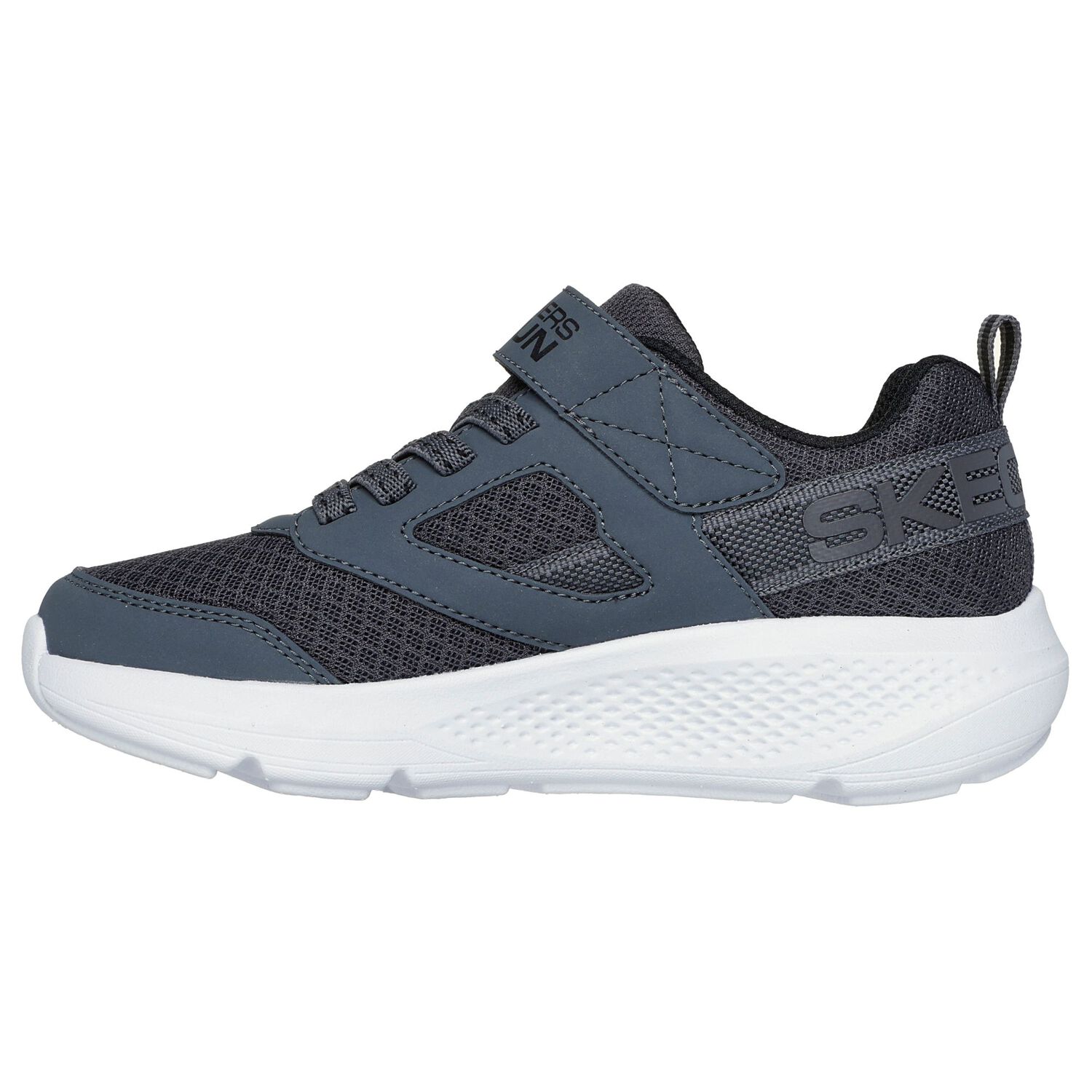 Zapatilla Skechers Go Run Elevate Ni&ntilde;o Gris image number 4.0