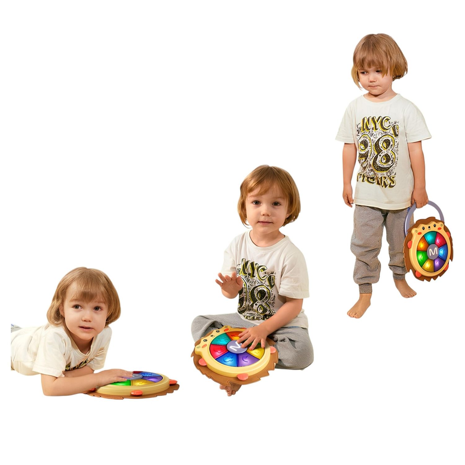 Juguete Sensorial Musical Con Luces 0-6 A&ntilde;os Tm139 Lubabycas image number 0.0