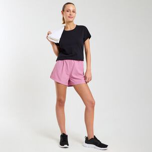 Polera Deportiva Manga Corta Cuello Redondo Mujer Wetland