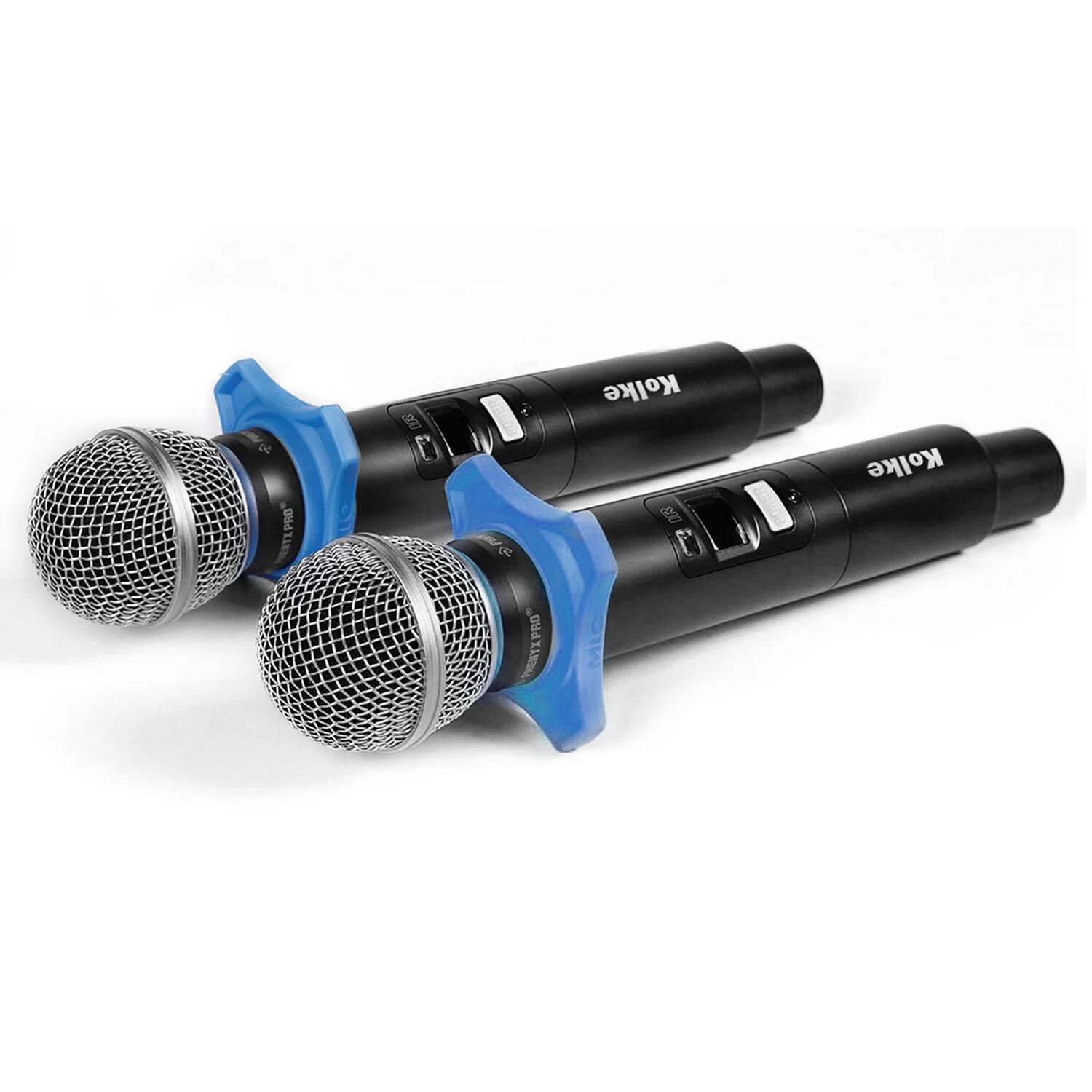 Set De 2 Micr&oacute;fonos Uhf Inal&aacute;mbricos Con Receptor Xlr Y Mix image number 4.0