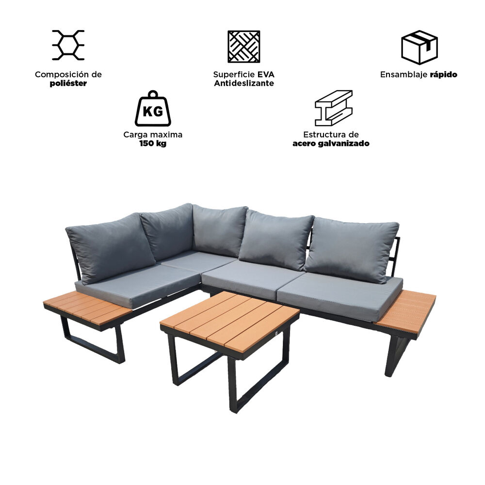 Juego De Living Terraza Siena 4 Personas image number 3.0