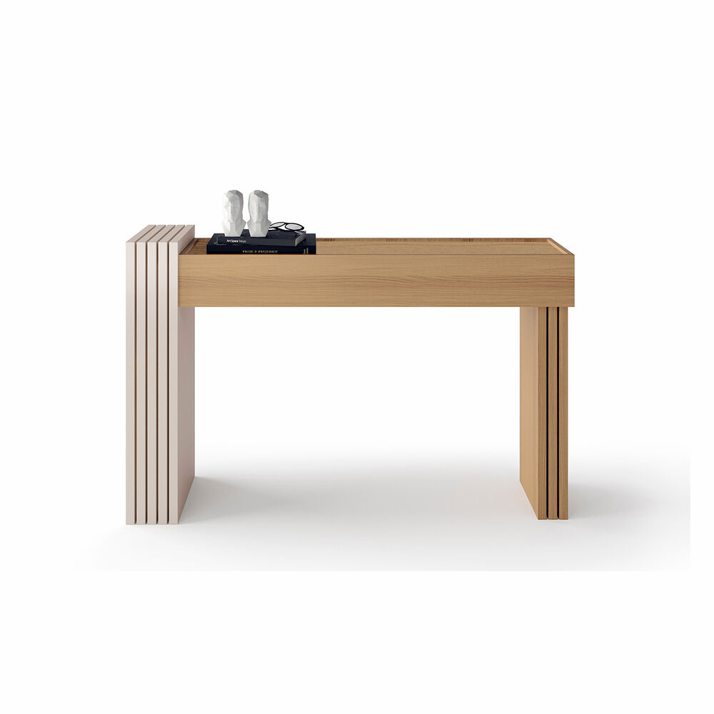 Arrimo Trento Freijo-off White 129x80x30 Cm image number 3.0