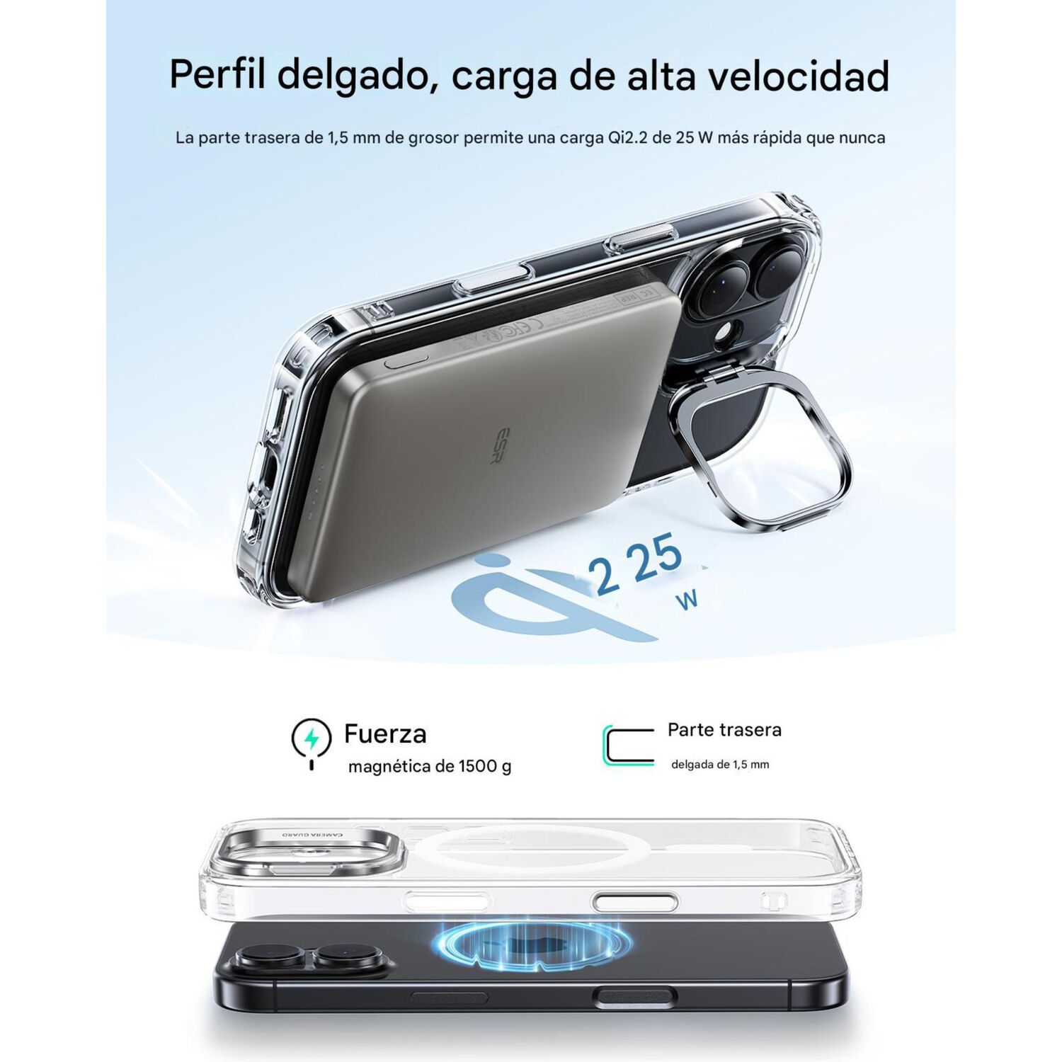 Para Iphone 17 - Carcasa Magsafe Con Soporte image number 5.0
